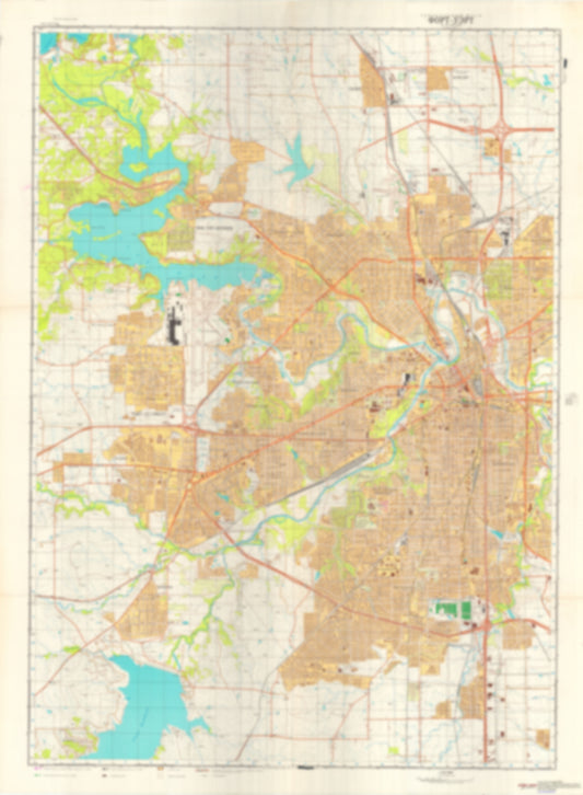 Fort Worth, TX 1 (USA) - Soviet Military City Plans