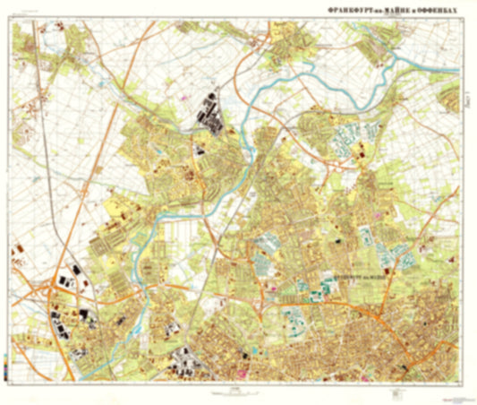 Frankfurt Am Main 1 (Germany) - Soviet Military City Plans