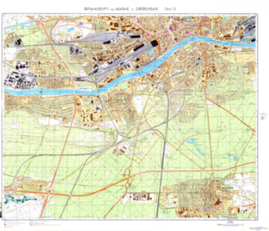 Frankfurt Am Main 3 (Germany) - Soviet Military City Plans