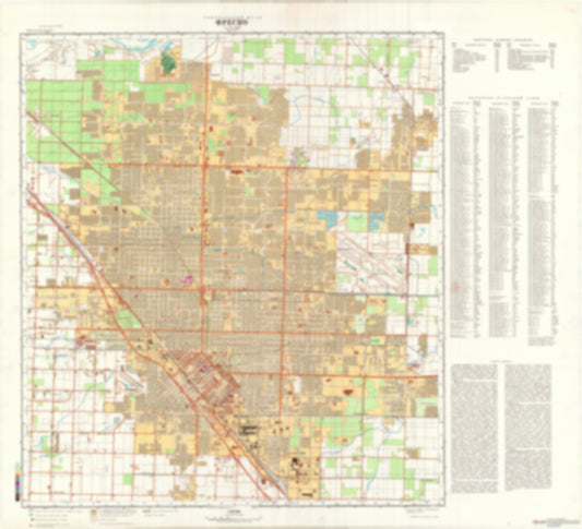 Fresno, CA (USA) - Soviet Military City Plans