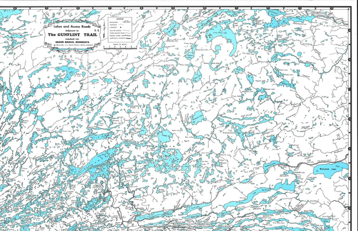 Gunflint Trail Map Area Map