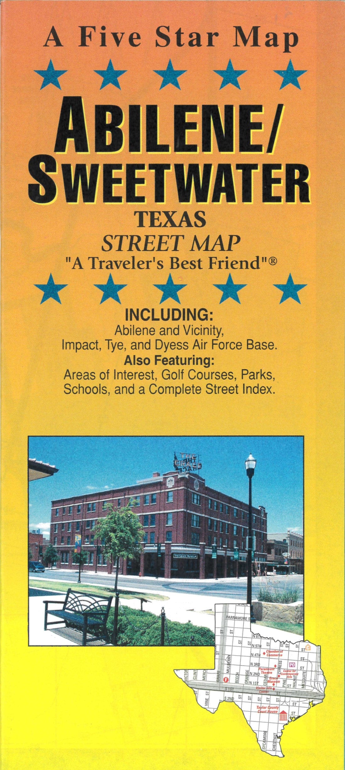 Abilene/Sweetwater : Texas : street map