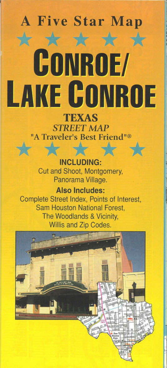 Conroe/Lake Conroe : Texas : street map