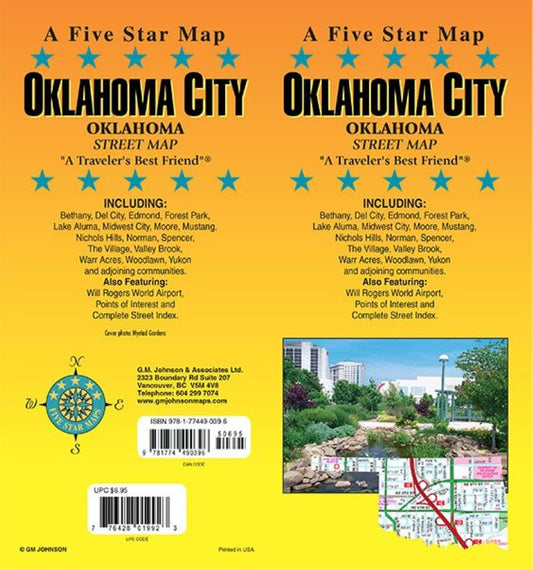 Oklahoma City : Oklahoma : street map