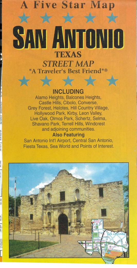 San Antonio, Texas, Street Map