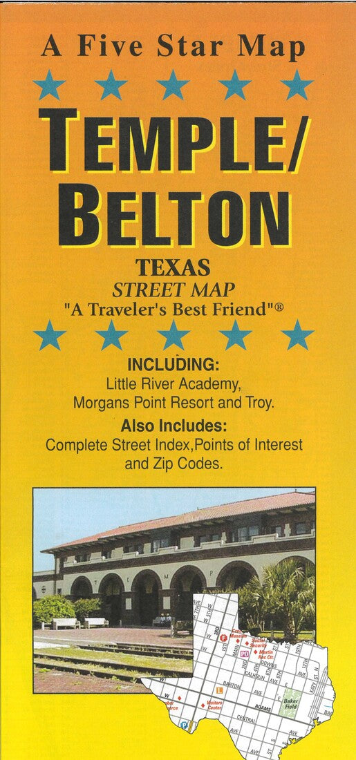 Temple / Belton, Texas Street Map