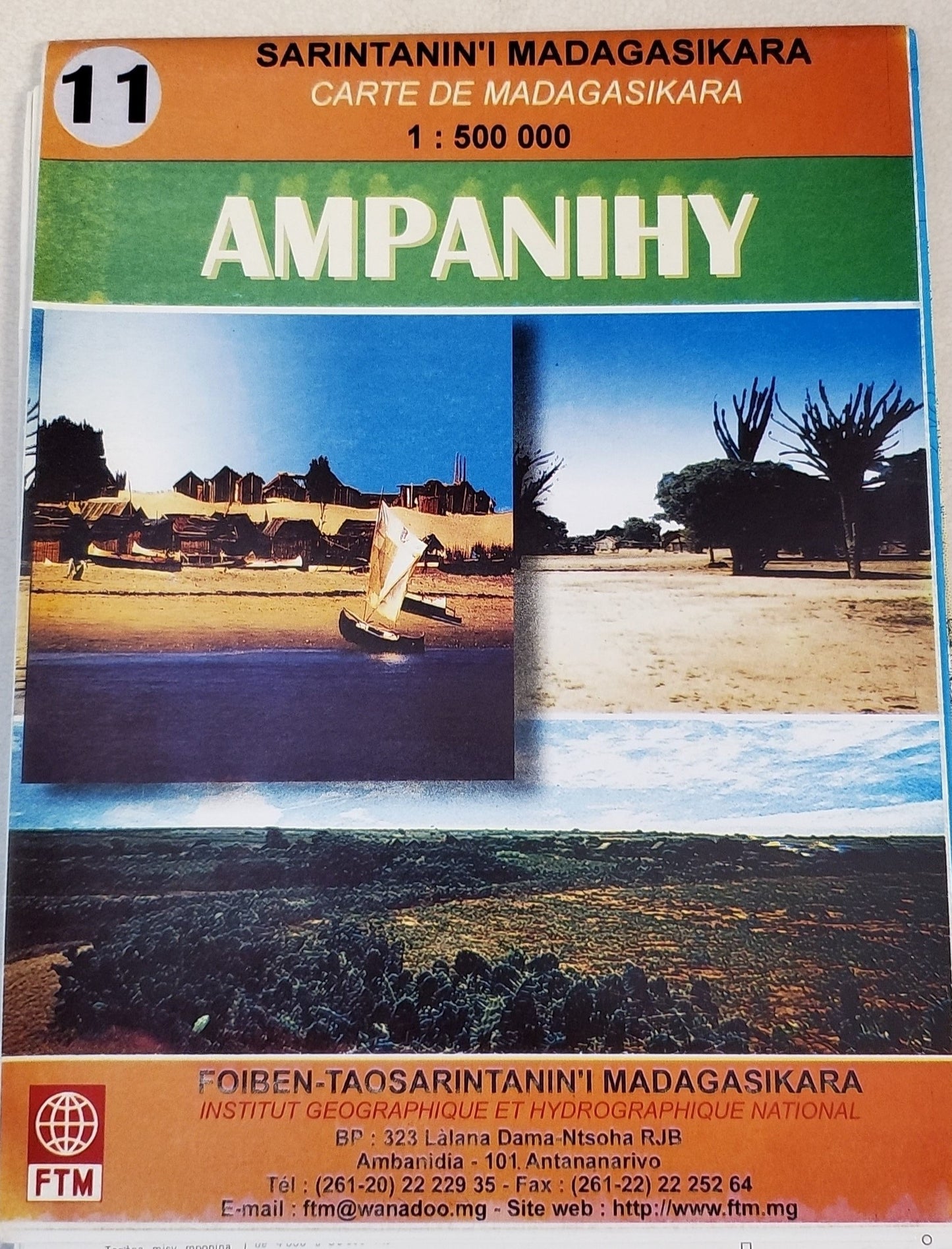 Ampanihy : carte de Madagasikara sheet 11