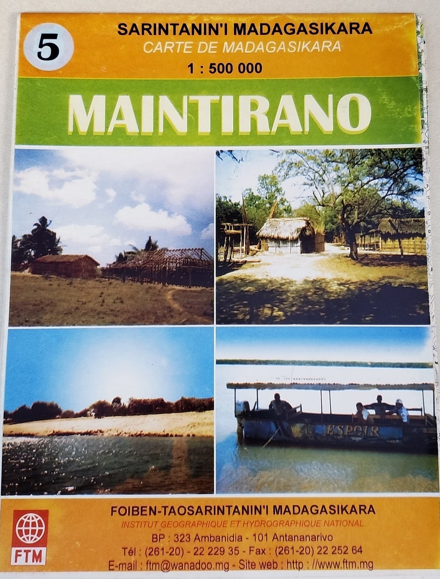 Maintirano : carte de Madagasikara sheet 5