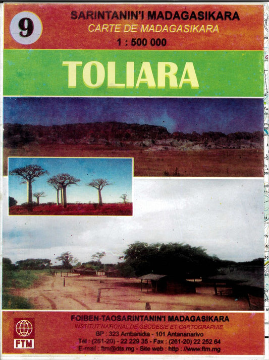 Toliara : carte de Madagasikara sheet 9