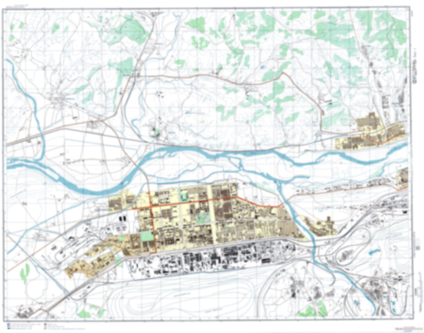 Fushun 1 (China) - Soviet Military City Plans