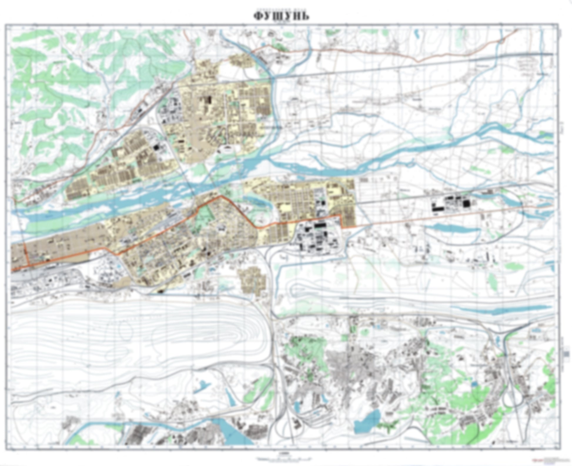 Fushun 2 (China) - Soviet Military City Plans