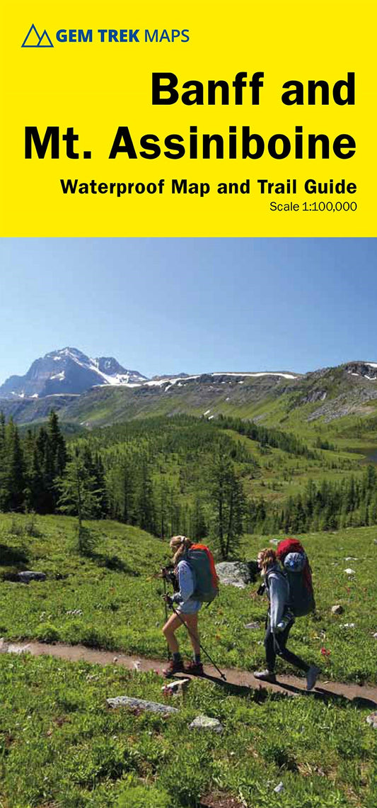 Banff & Mt Assiniboine Map (9th edition)