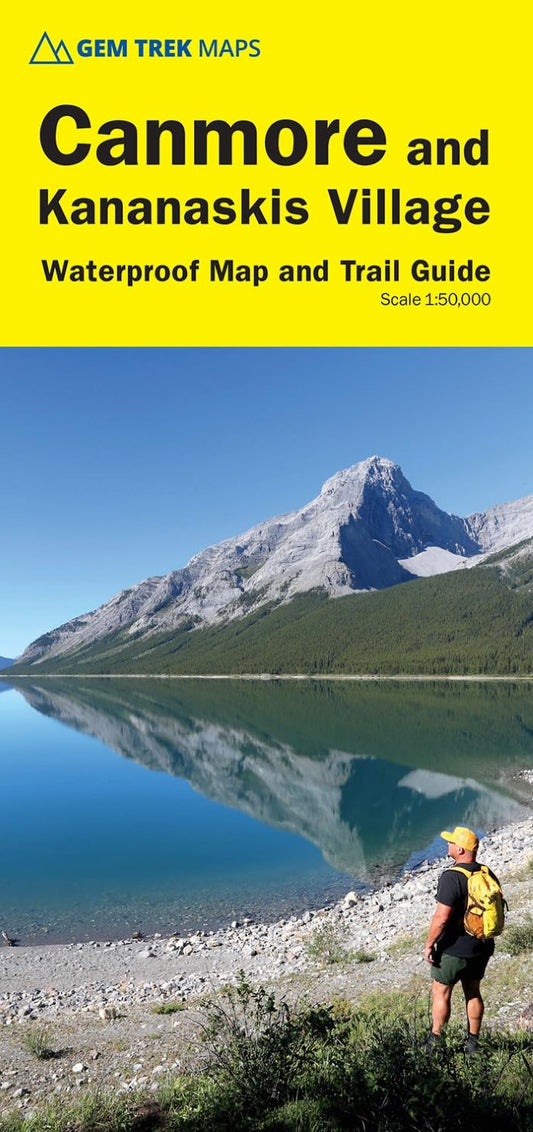 Canmore and Kananaskis Village Waterproof Map & Trail Guide