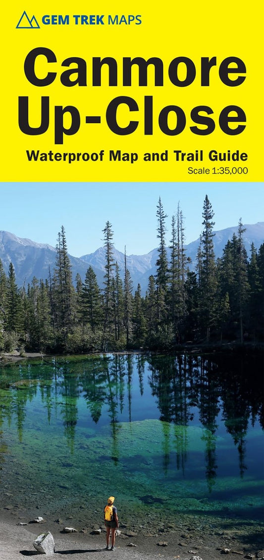 Canmore Up-Close Waterproof Map and Trail Guide