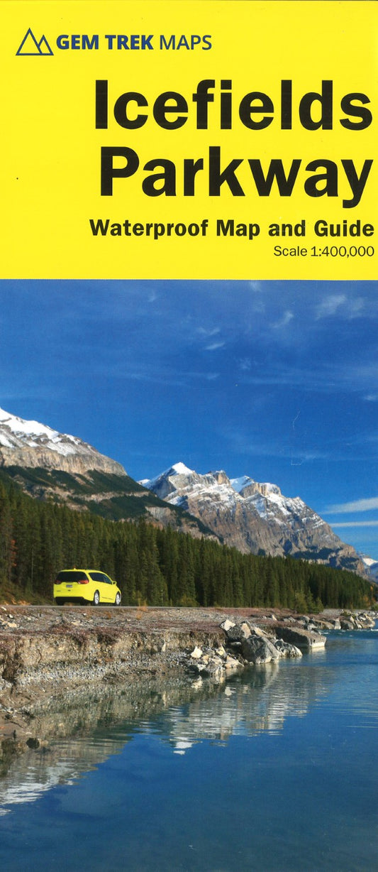 Icefields Parkway Map Waterproof Map and Guide