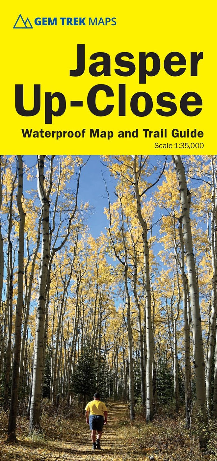 Jasper, Up-Close Waterproof Map and Trail Guide