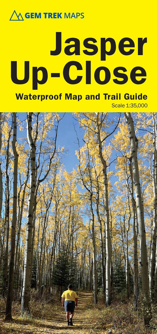 Jasper, Up-Close Waterproof Map and Trail Guide