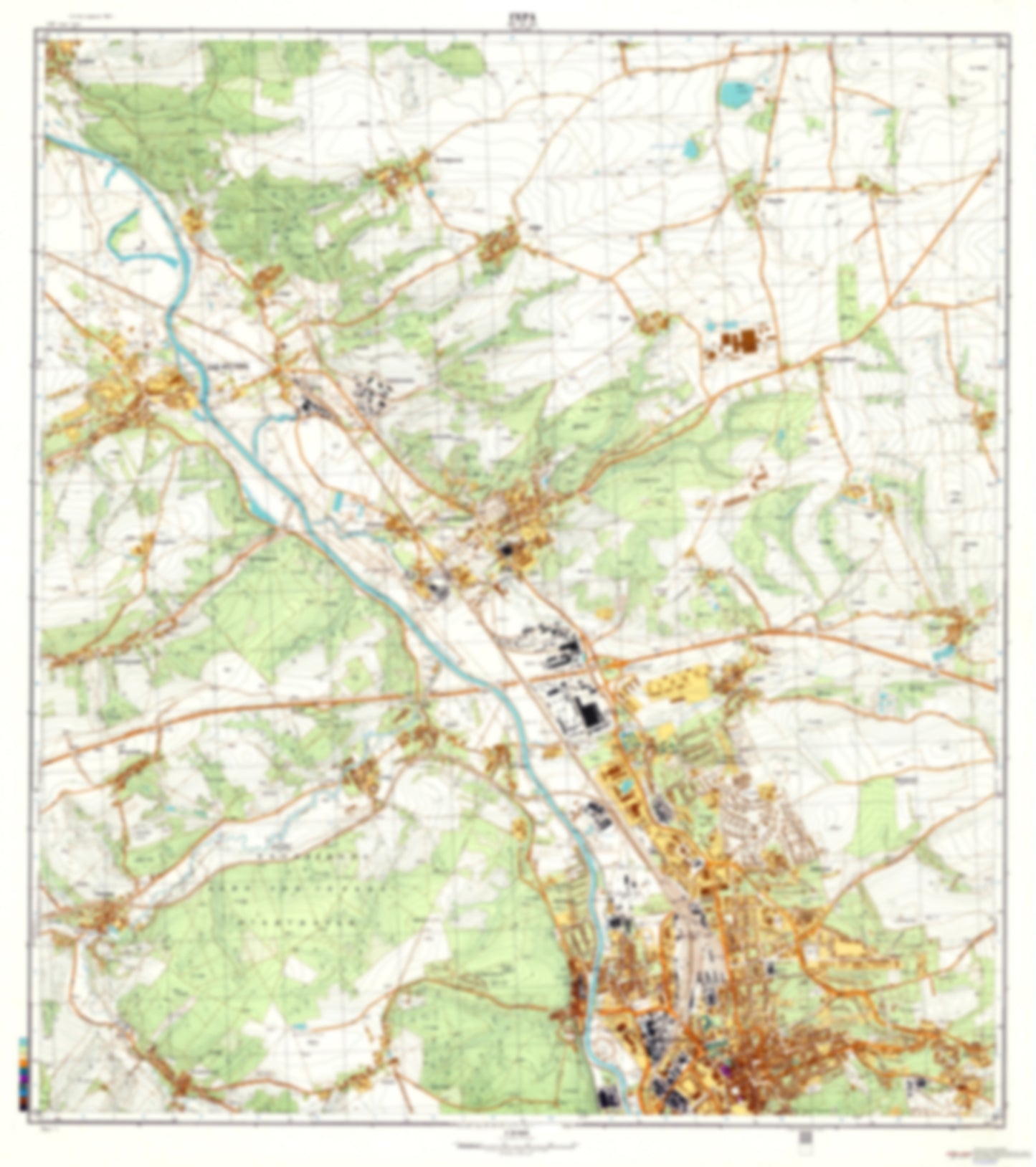 Gera 1 (Germany) - Soviet Military City Plans