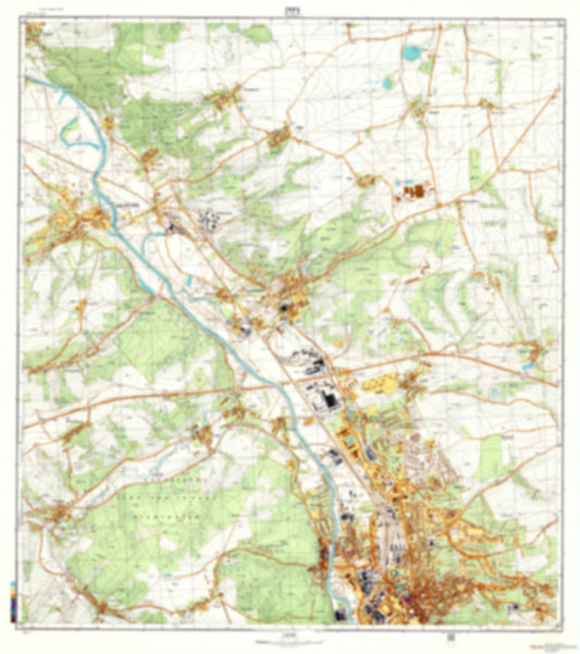 Gera 1 (Germany) - Soviet Military City Plans