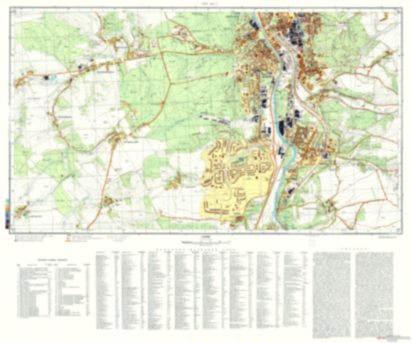 Gera 2 (Germany) - Soviet Military City Plans