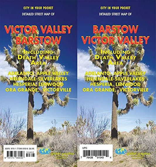 Barstow & Victor Valley City Map