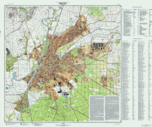 Geissen (Germany) - Soviet Military City Plans