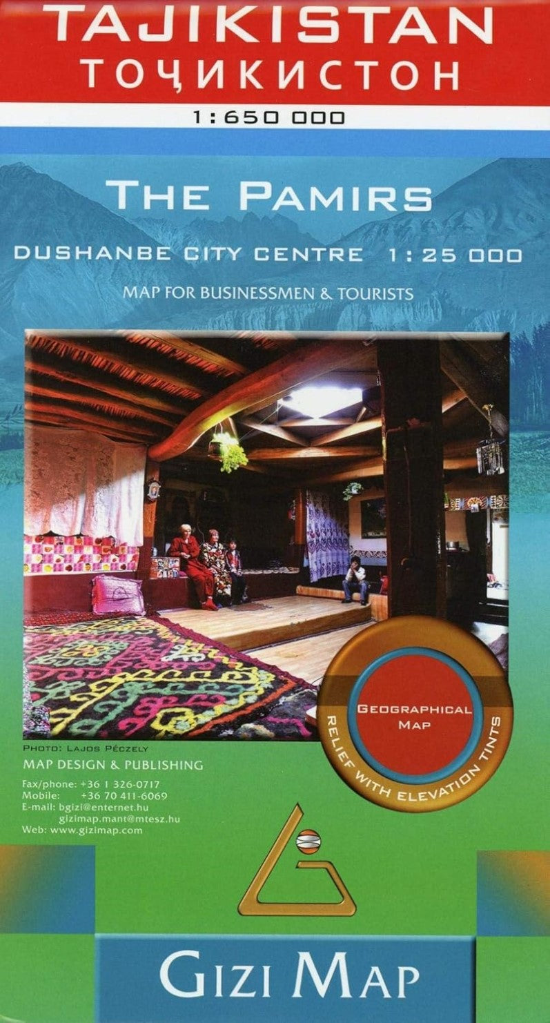 Tajikistan Geographical Map