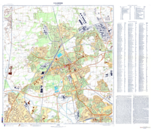 Gladbeck (Germany) - Soviet Military City Plans