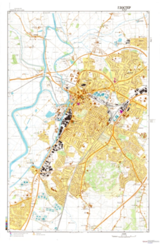 Gloucester 1 (UK) - Soviet Military City Plans