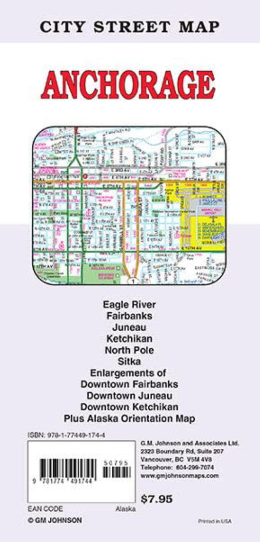 Anchorage, Alaska Street Map