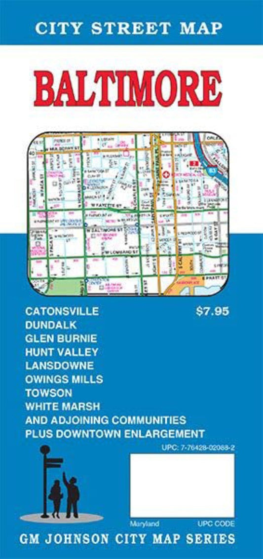 Baltimore, Maryland Street Map