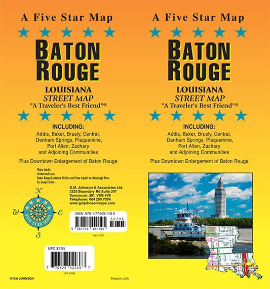 Baton Rouge, Louisiana Street Map