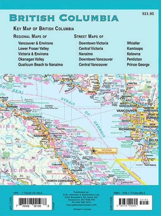 British Columbia, Canada Map Book