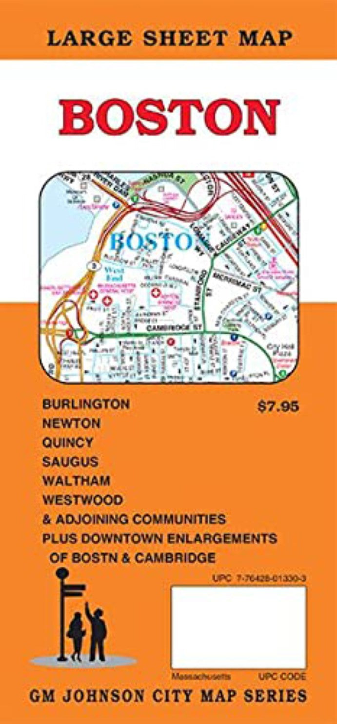 Boston, Massachusetts Street Map