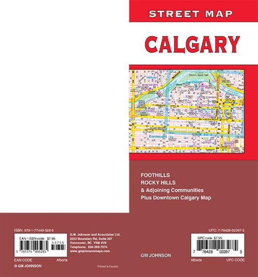 Calgary, Alberta Street Map