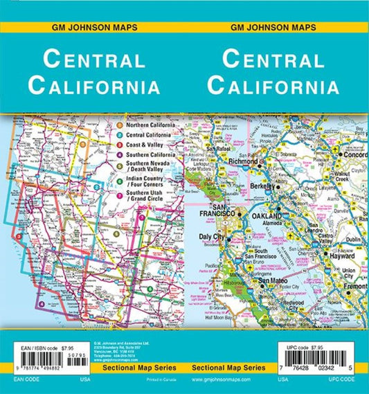 Central California, California Sectional Map #2