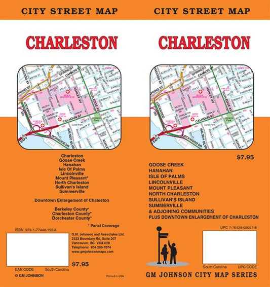 Charleston, South Carolina Street Map
