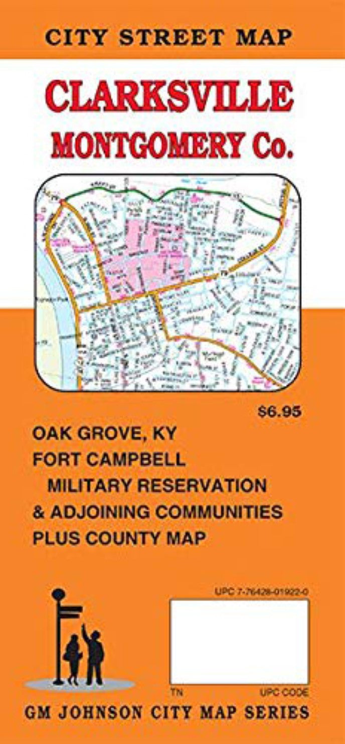 Clarksville : Montgomery Co. : city street map = Clarksville : Oak Grove, KY : city street map