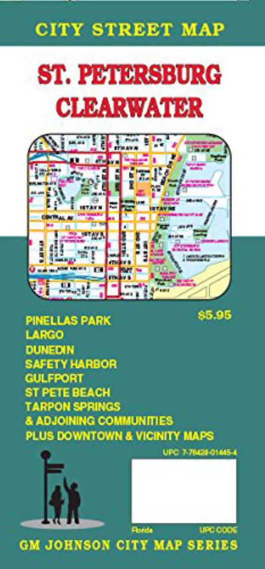 St. Petersburg : Clearwater : city street map = Clearwater : St. Petersburg : city street map