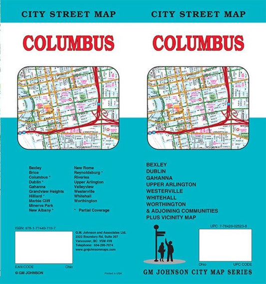 Columbus, Ohio Street Map