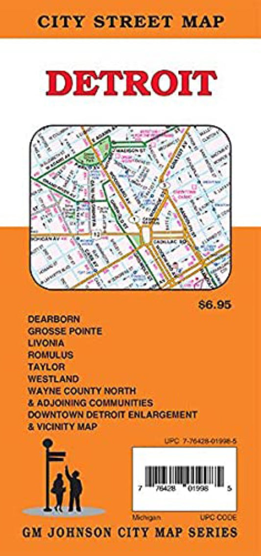 Detroit, Michigan City Street Map