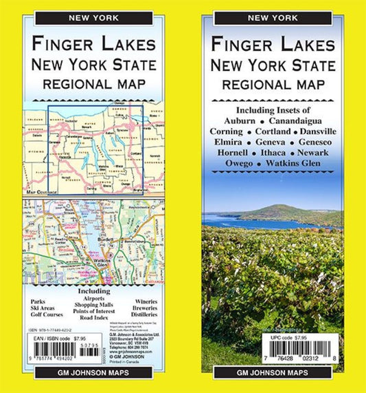 Finger Lakes : New York State Regional Map