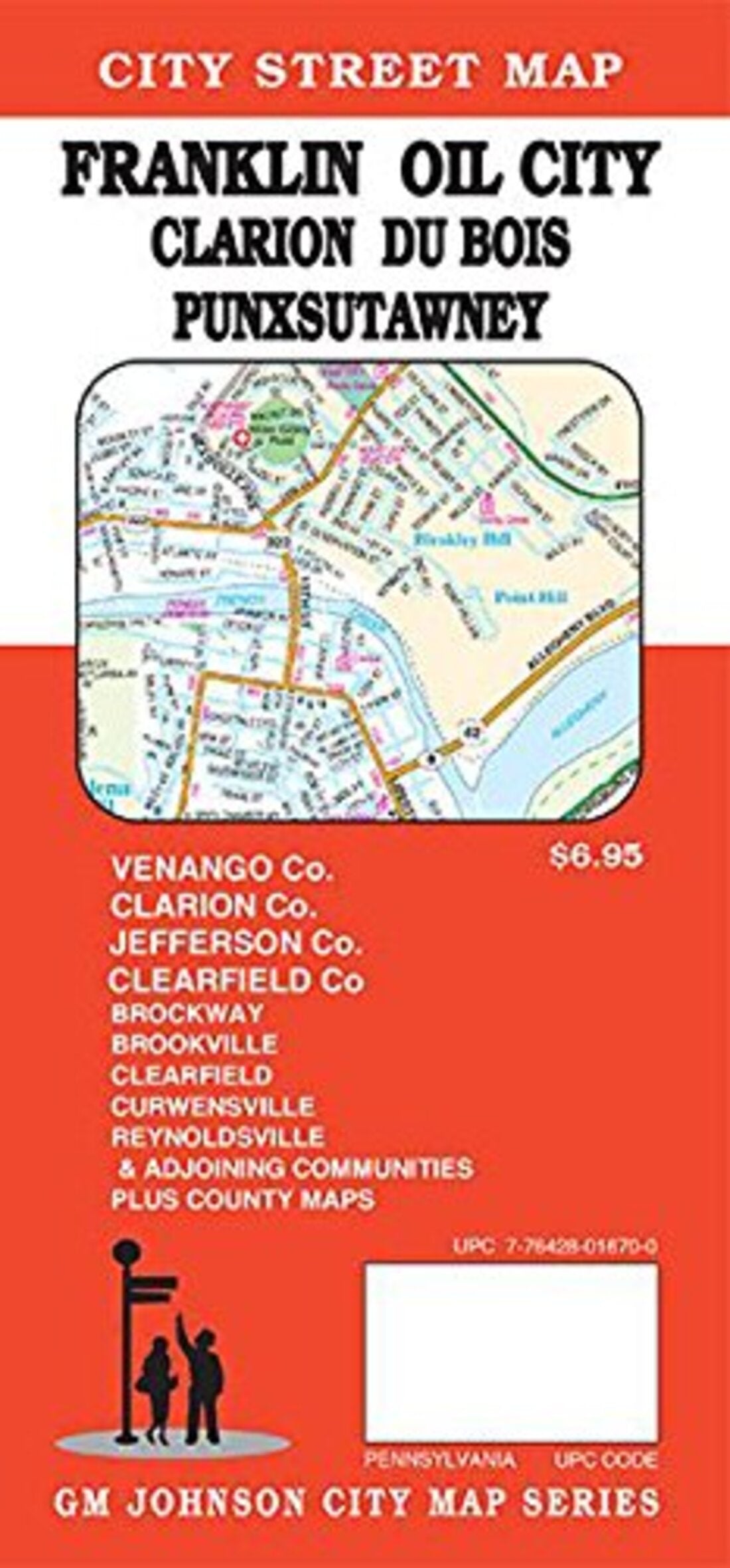 Franklin : Oil City : Clarion : Du Bois : Punxsutawney : city street map = Clearfield : Du Bois : Punxsutawney : Franklin : Oil City : city street map