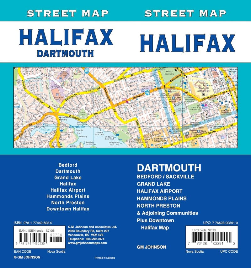 Halifax, Dartmouth Street Map