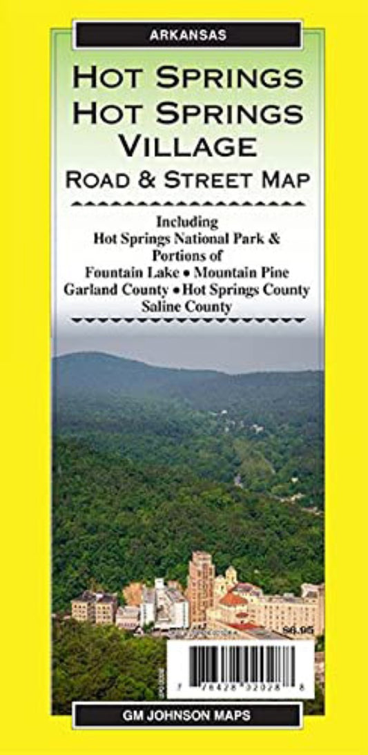 Hot Springs, Arkansas Road and Street Map