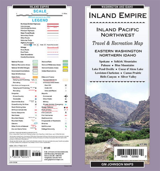 Inland Empire / Eastern WA / Northern ID, Washington Regional Map