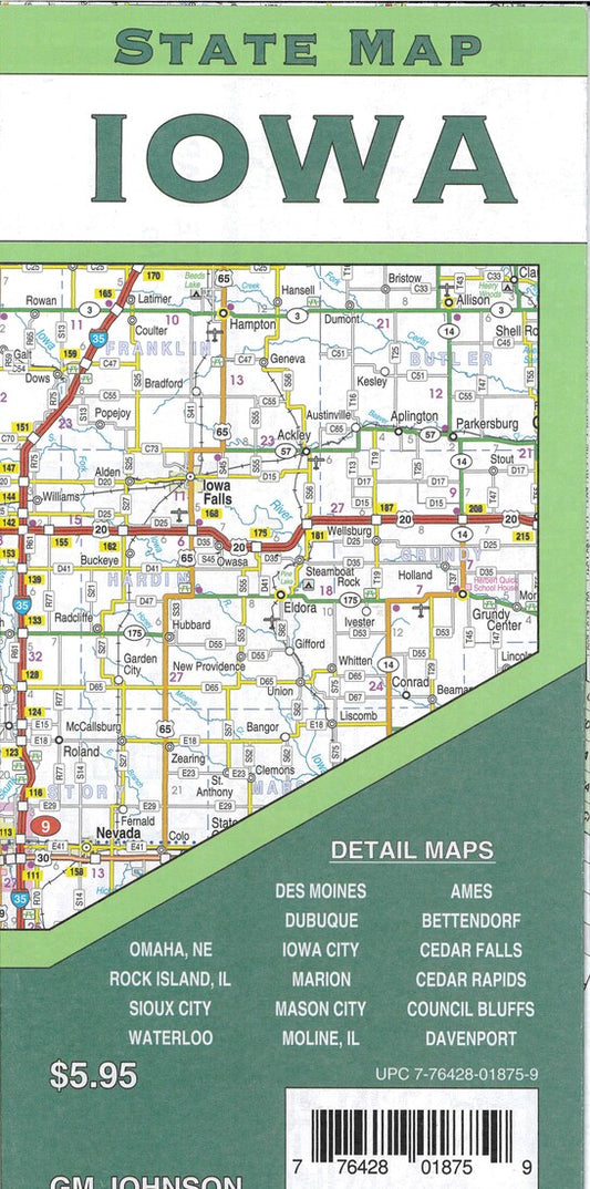 Iowa State Map