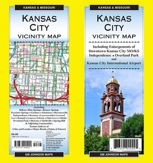 Kansas City & Vicinity, Missouri & Kansas Regional Map