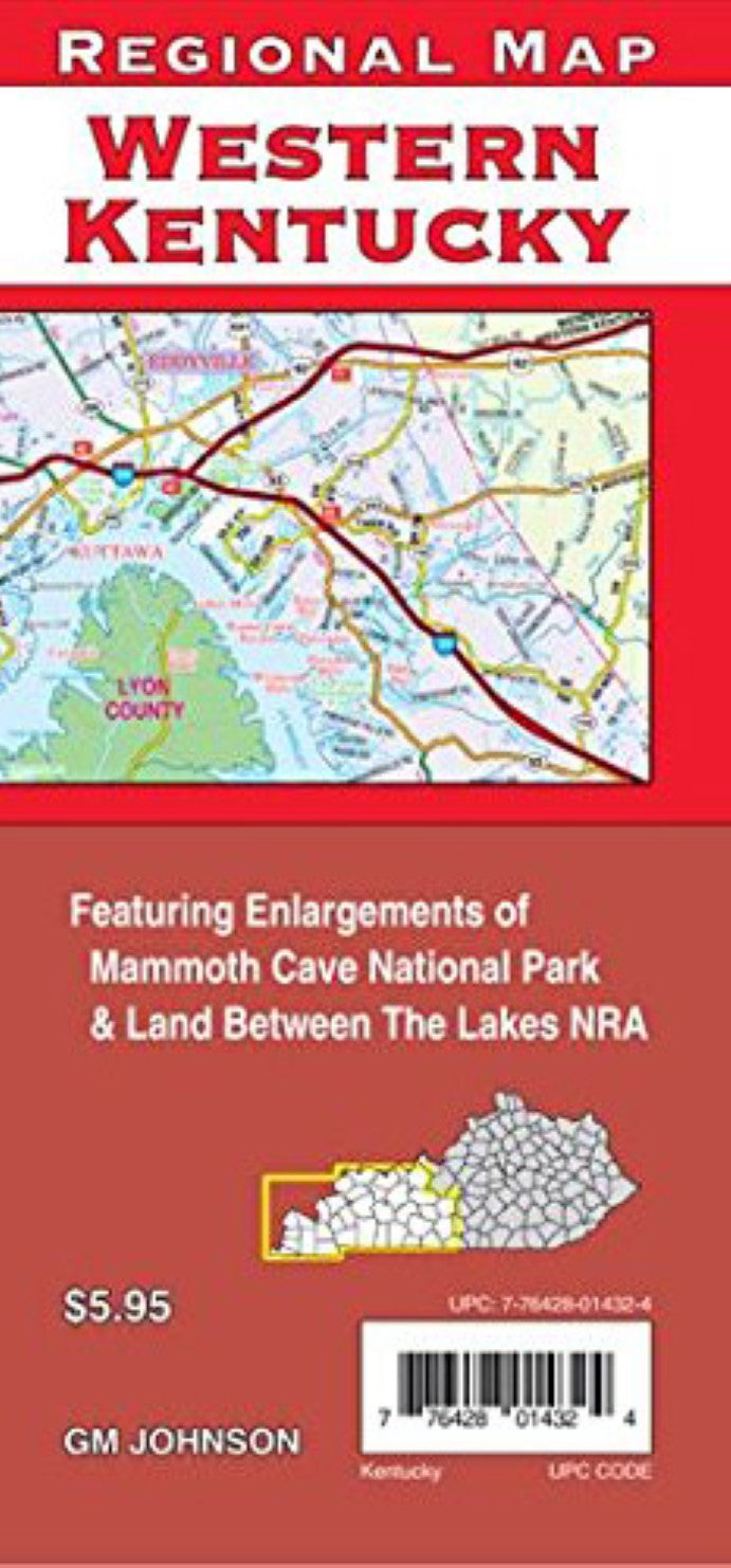 Western Kentucky : regional map = Western Kentucky : back roads