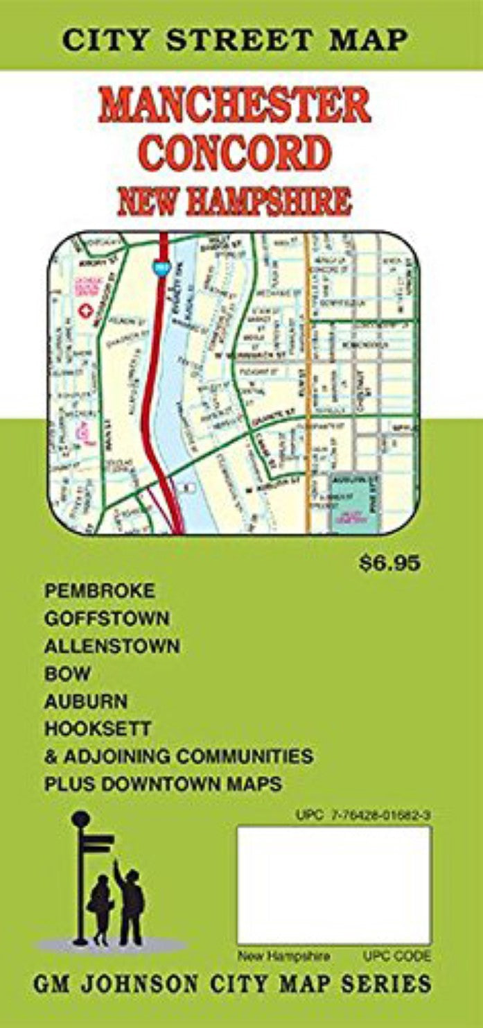 Manchester : Concord : New Hampshire : city street map = Concord : Manchester : New Hampshire : city street map